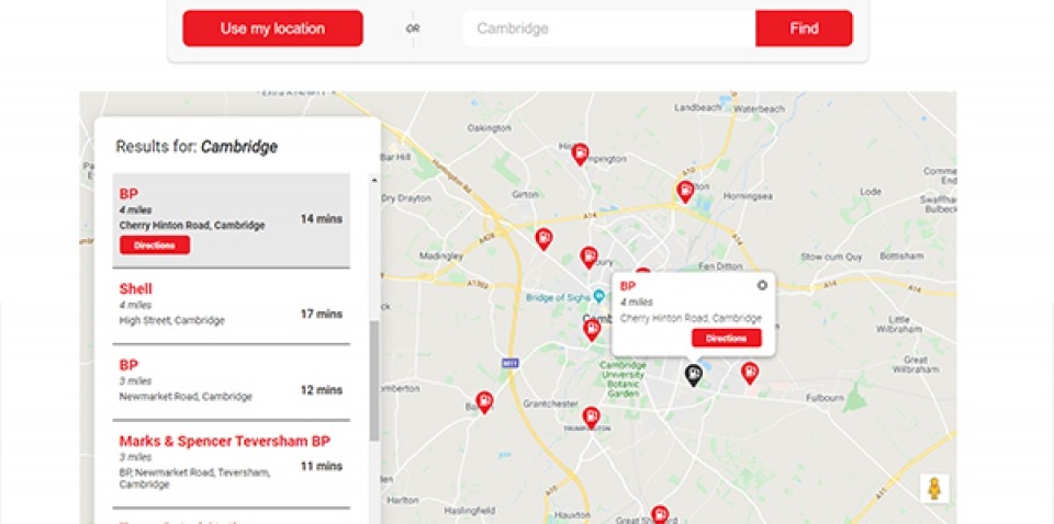 Gas Stations Near Me feature goes live for OilPrice.com