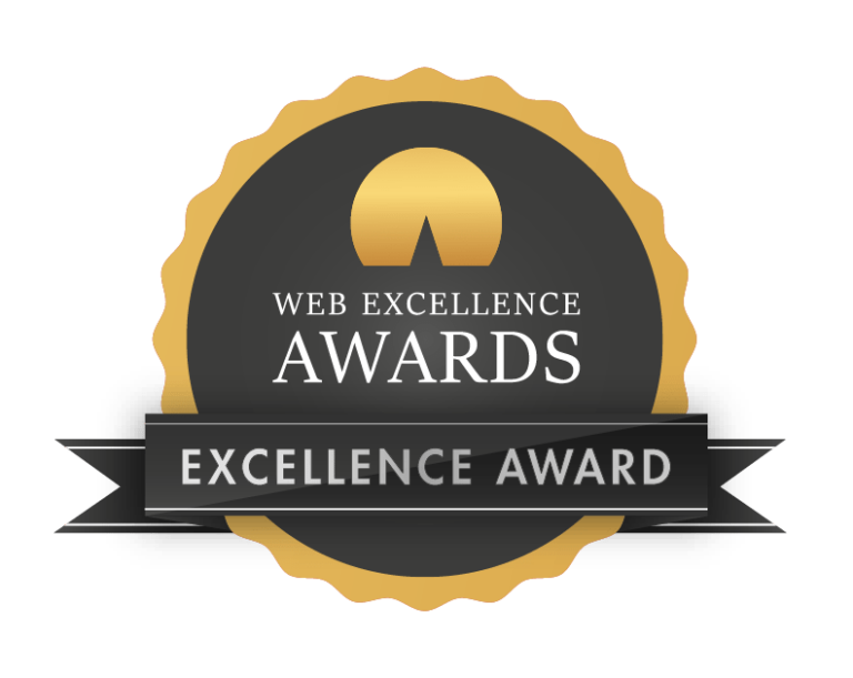 Web excellence award winner